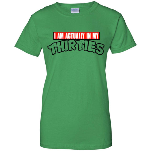 I Am Actually In My Thirties Funny TMNT Parody T-Shirts, Hoodie, Tank