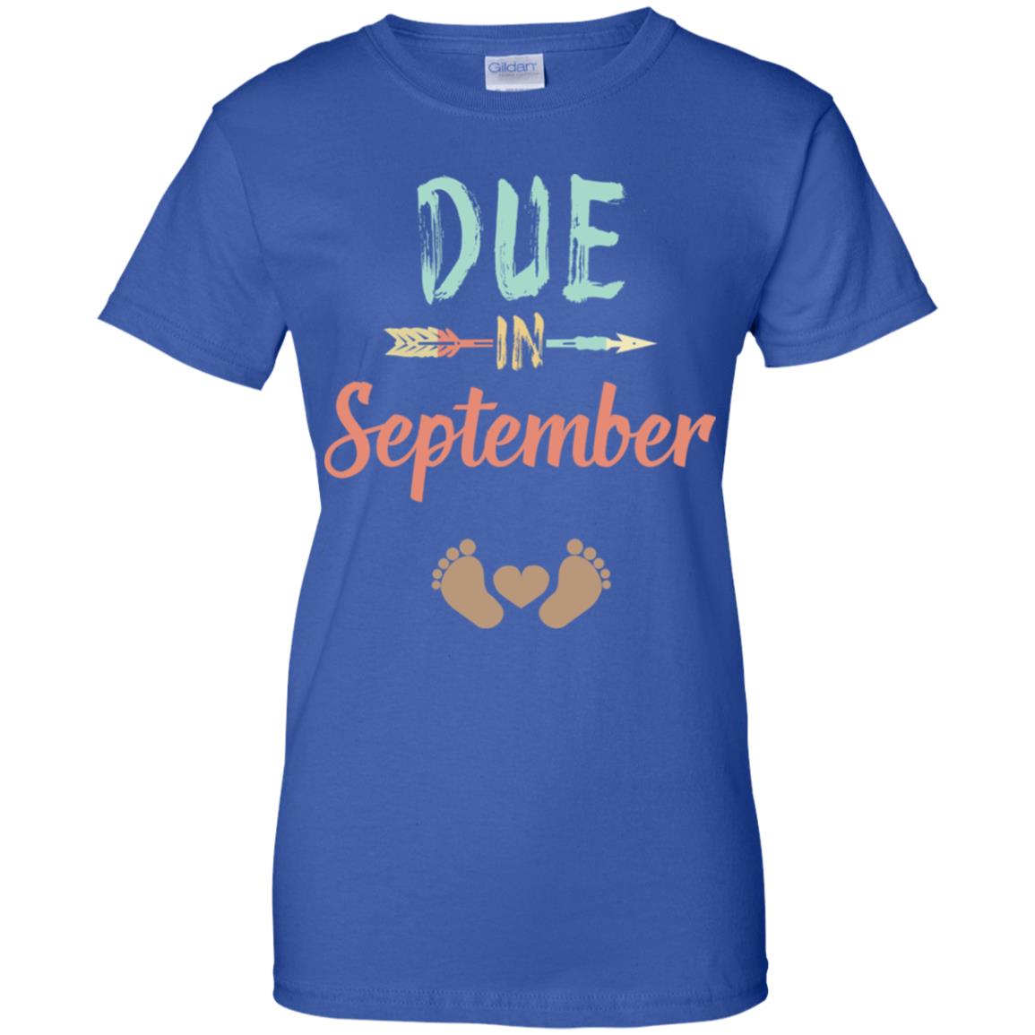 Due Date September Announcement Mommy Bump Pregnancy T-Shirts, Hoodie, Tank