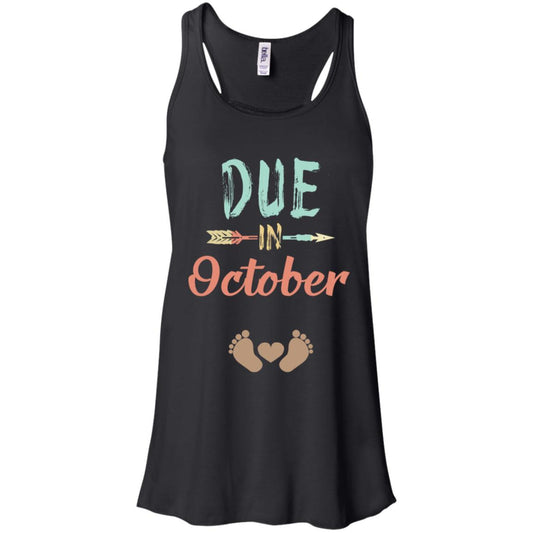 Due Date October Announcement Mommy Bump Pregnancy T-Shirts, Hoodie, Tank