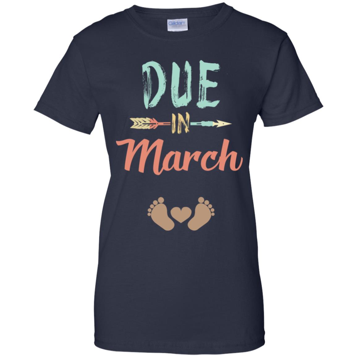 Due Date March Announcement Mommy Bump Pregnancy T-Shirts, Hoodie, Tank