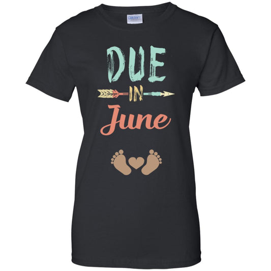 
	Due Date June Announcement Mommy Bump Pregnancy T-Shirts, Hoodie, Tank