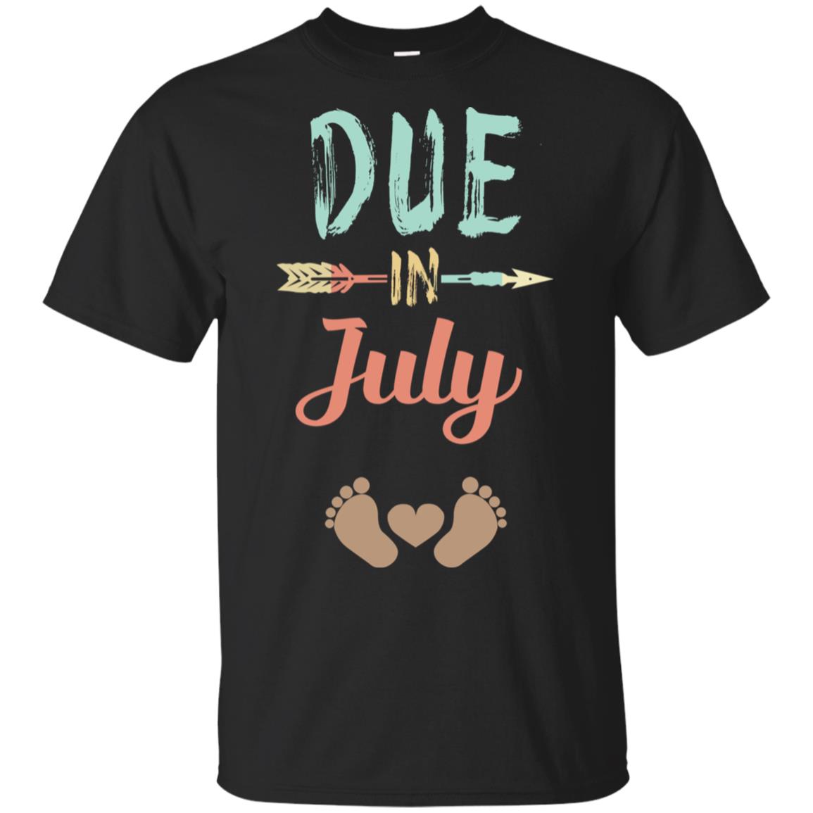 Due Date July Announcement Mommy Bump Pregnancy T-Shirts, Hoodie, Tank