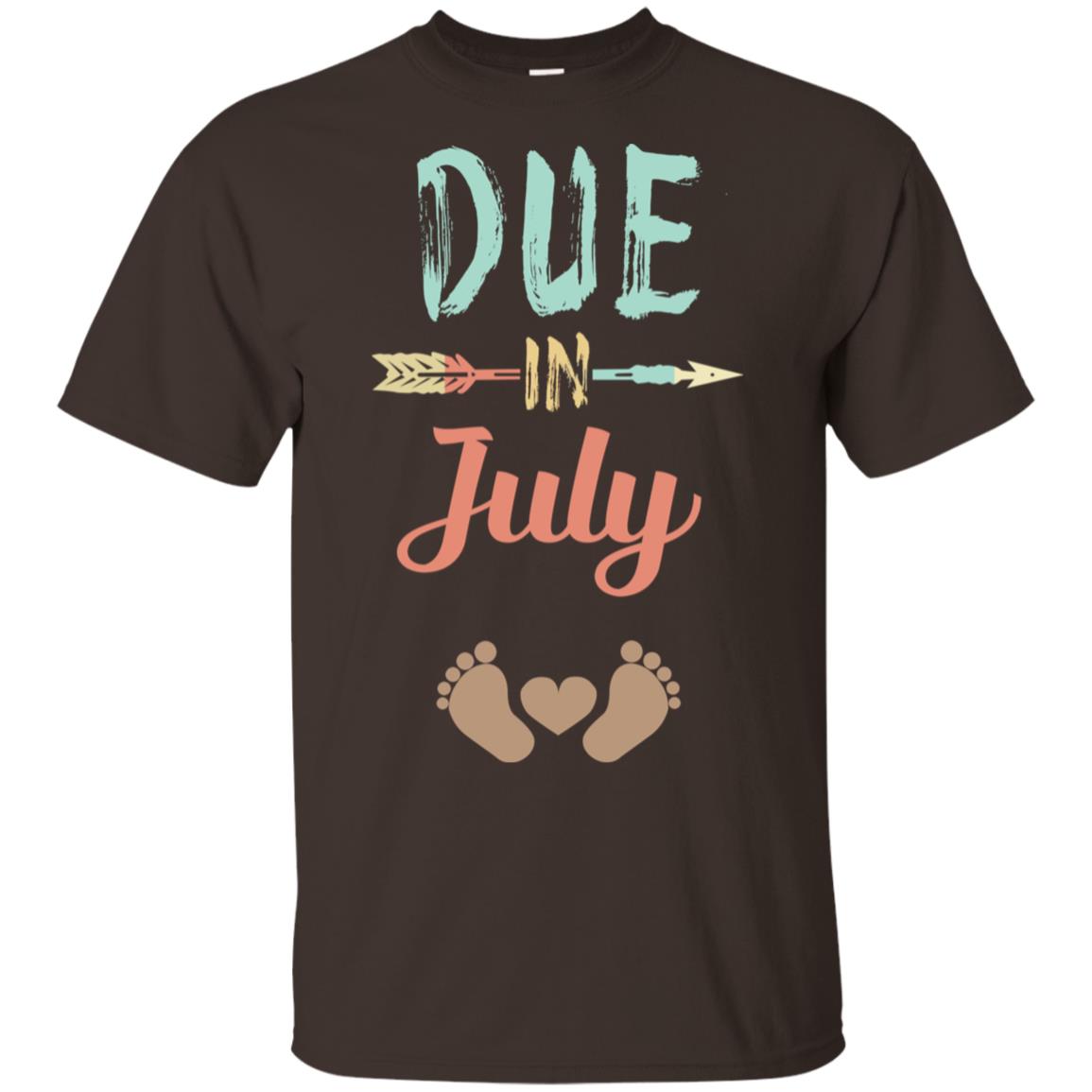 Due Date July Announcement Mommy Bump Pregnancy T-Shirts, Hoodie, Tank