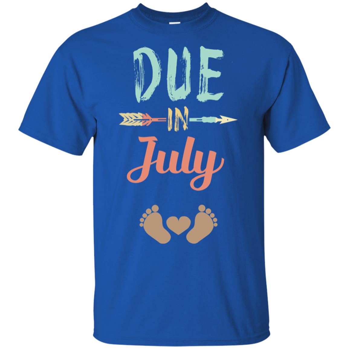 Due Date July Announcement Mommy Bump Pregnancy T-Shirts, Hoodie, Tank