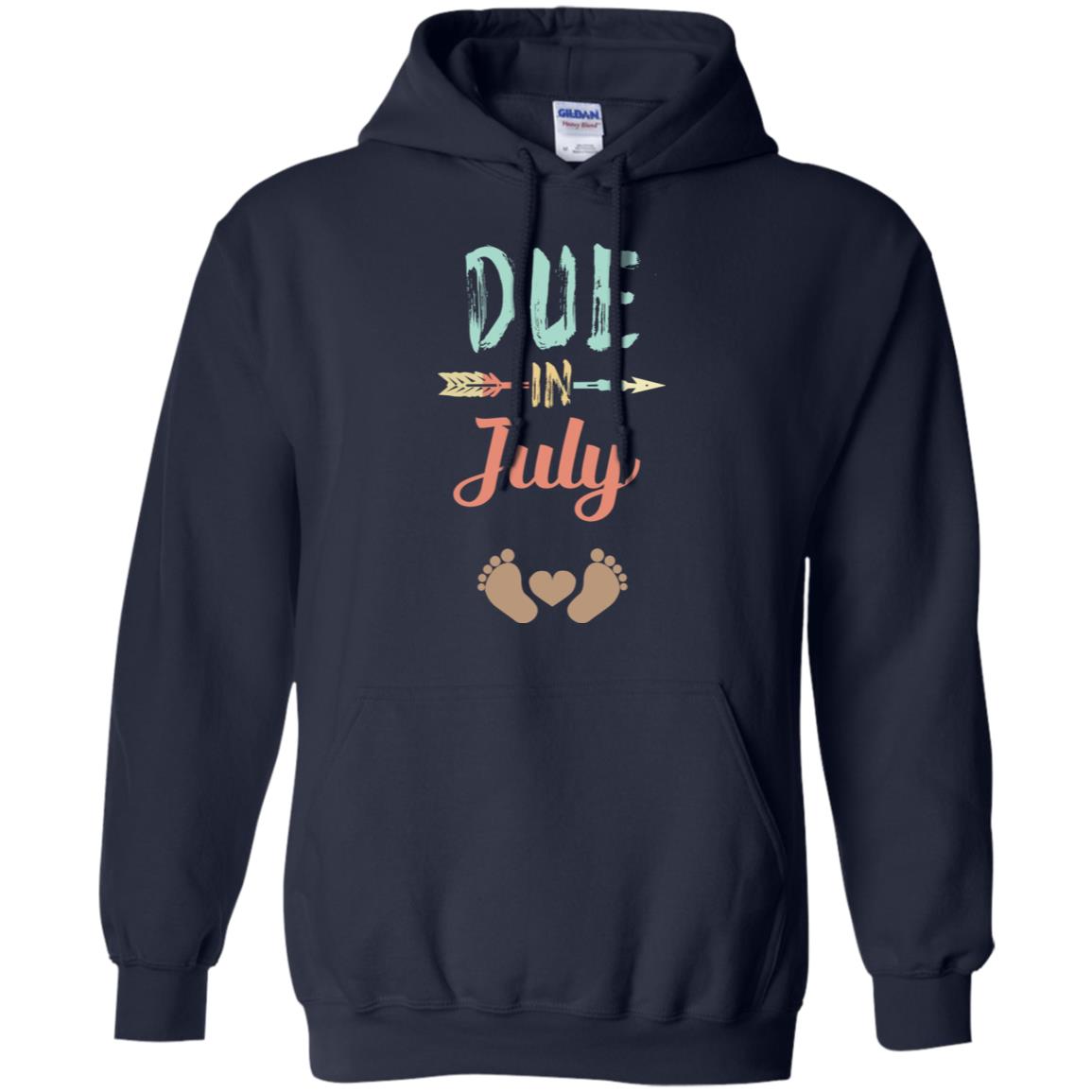 Due Date July Announcement Mommy Bump Pregnancy T-Shirts, Hoodie, Tank