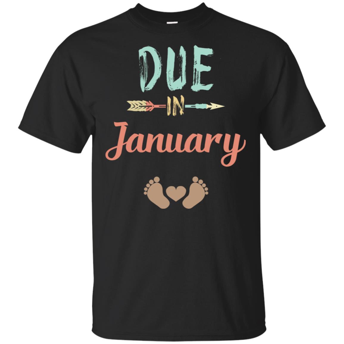 Due Date January Announcement Mommy Bump Pregnancy T-Shirts, Hoodie, Tank