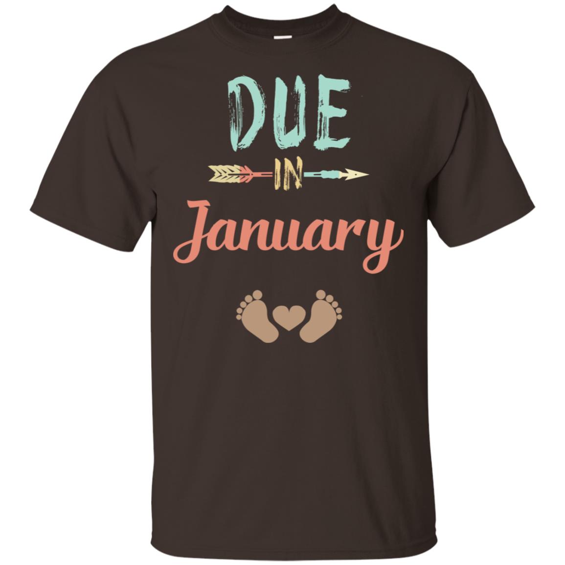 Due Date January Announcement Mommy Bump Pregnancy T-Shirts, Hoodie, Tank