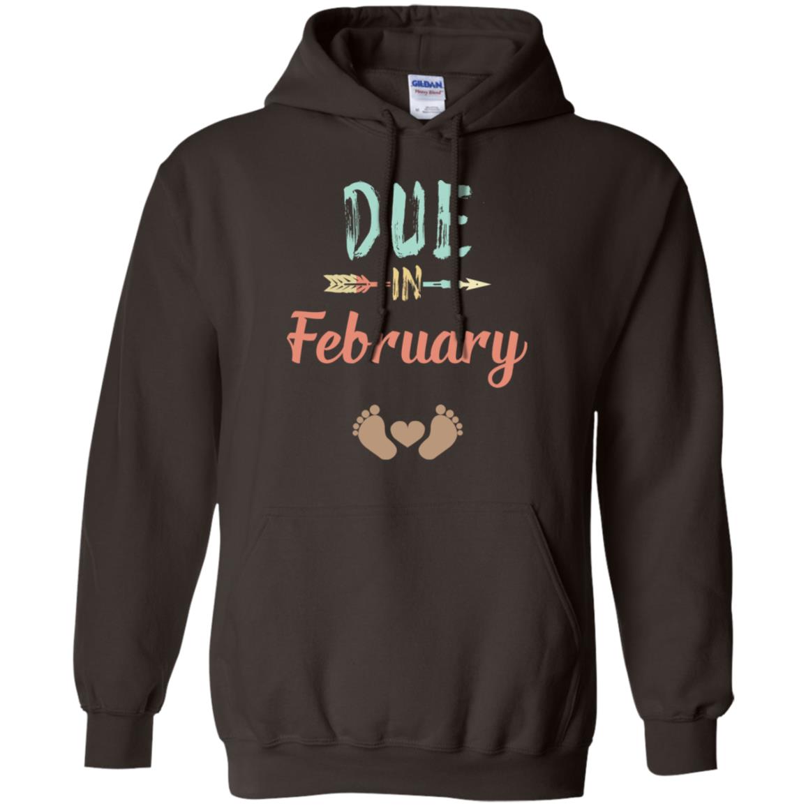 Due Date February Announcement Mommy Bump Pregnancy T-Shirts, Hoodie, Tank