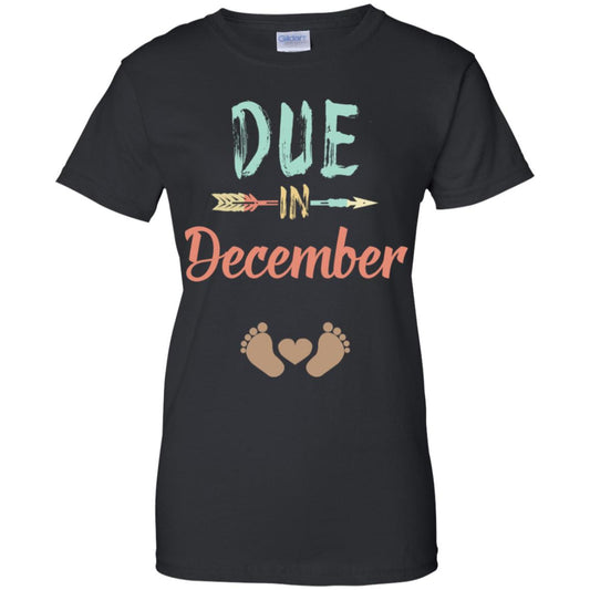 
	Due Date December Announcement Mommy Bump Pregnancy T-Shirts, Hoodie, Tank