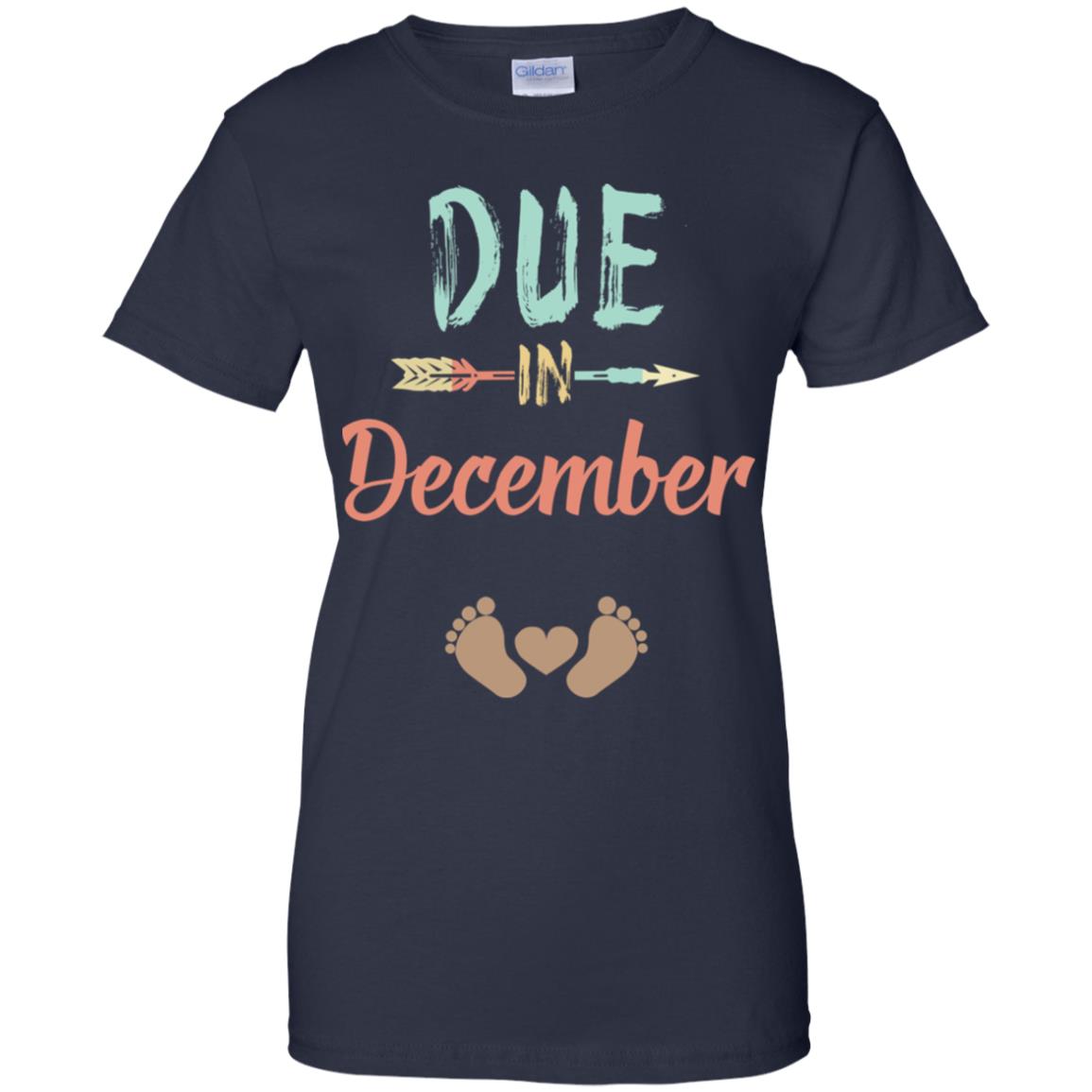 Due Date December Announcement Mommy Bump Pregnancy T-Shirts, Hoodie, Tank