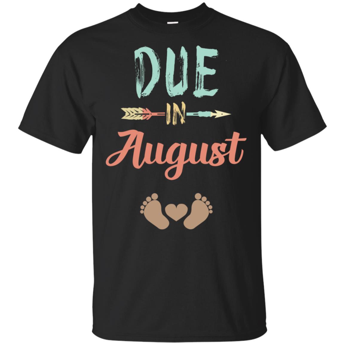 Due Date August Announcement Mommy Bump Pregnancy T-Shirts, Hoodie, Tank