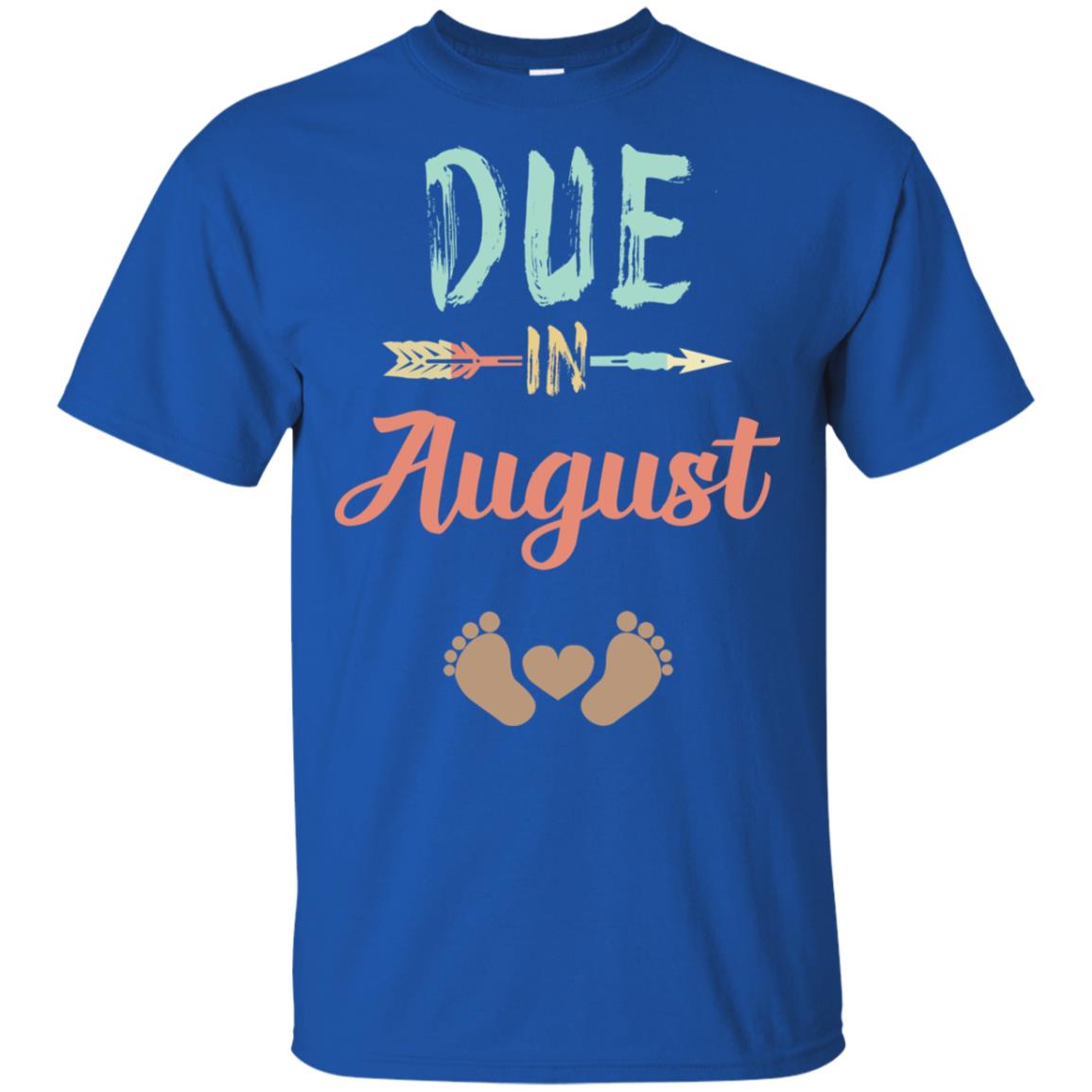Due Date August Announcement Mommy Bump Pregnancy T-Shirts, Hoodie, Tank
