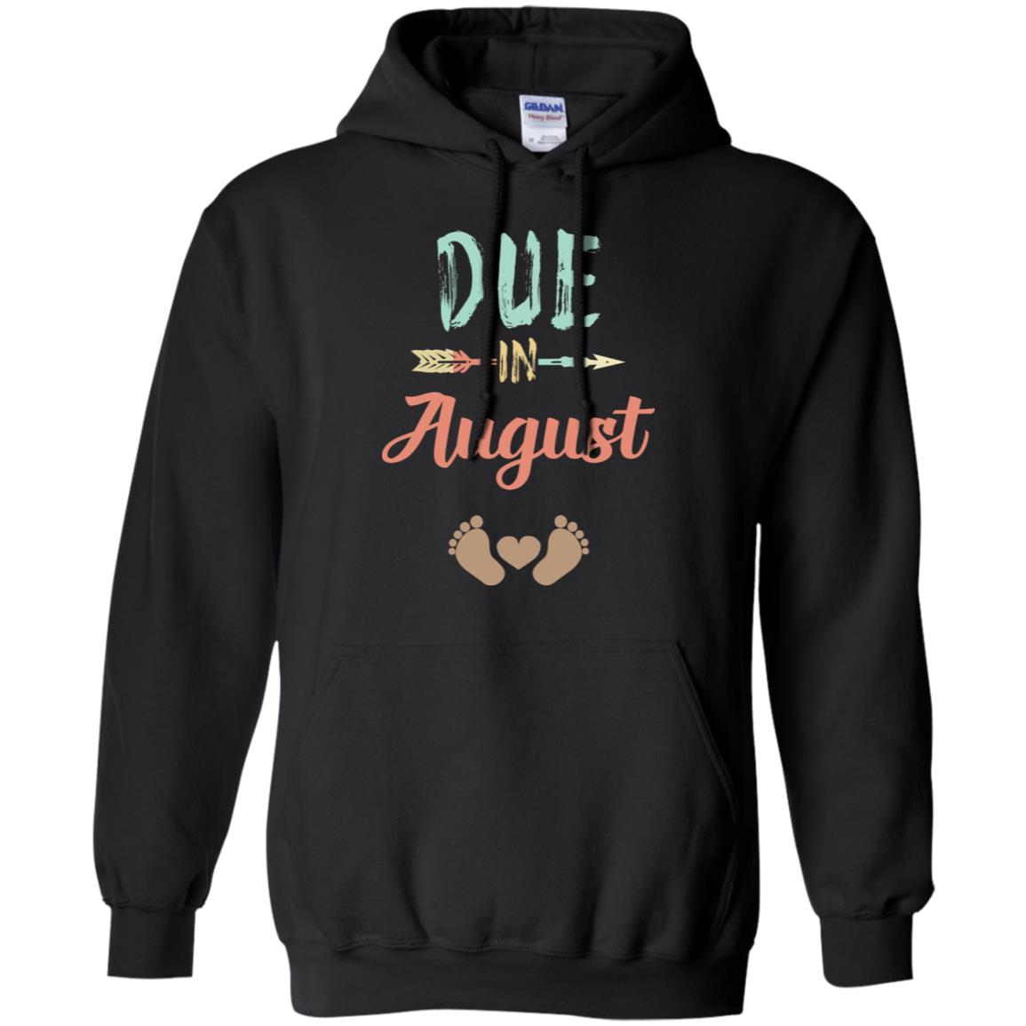 Due Date August Announcement Mommy Bump Pregnancy T-Shirts, Hoodie, Tank