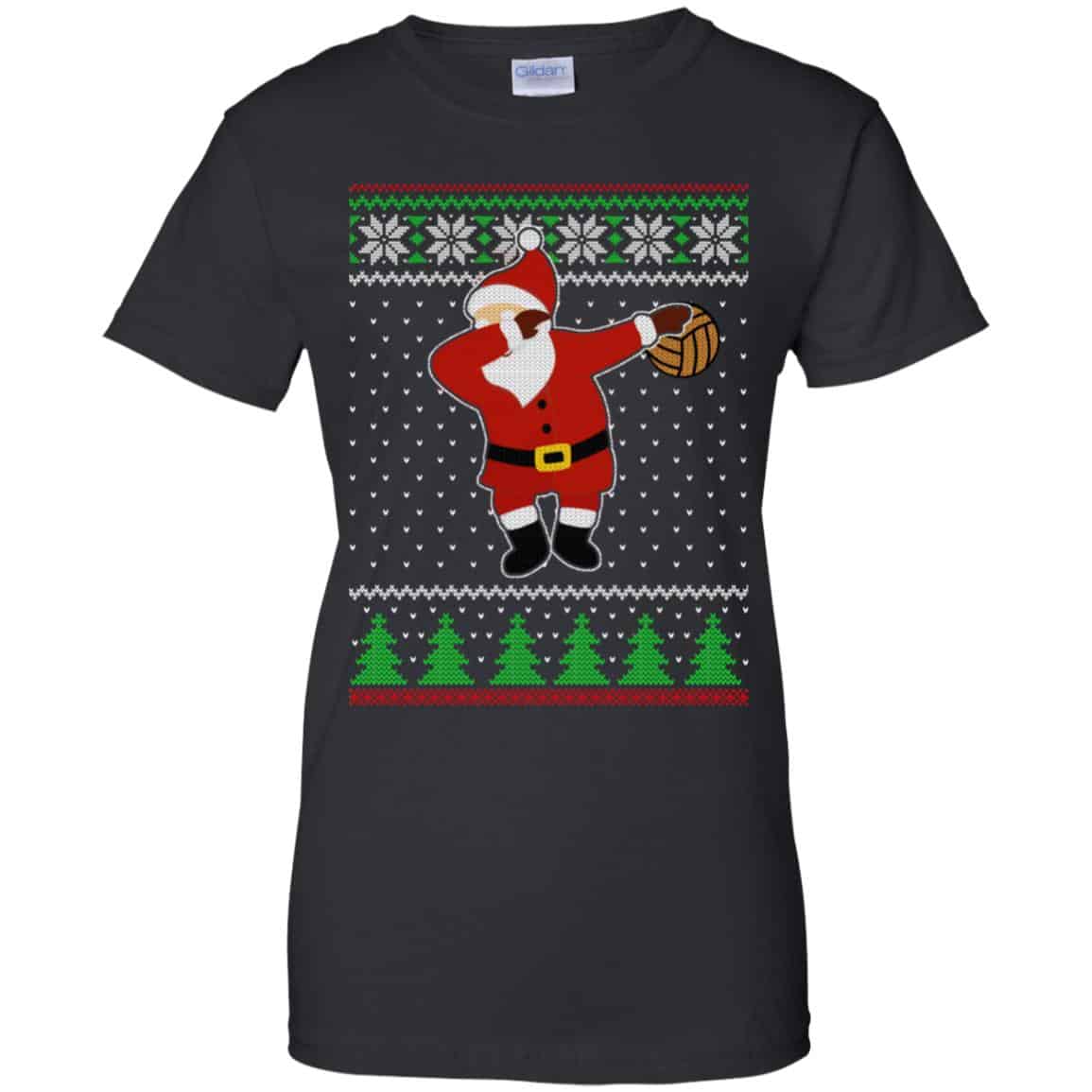 
	Dabbing Santa Volleyball Ugly Christmas Sweater, T-Shirts, Hoodie