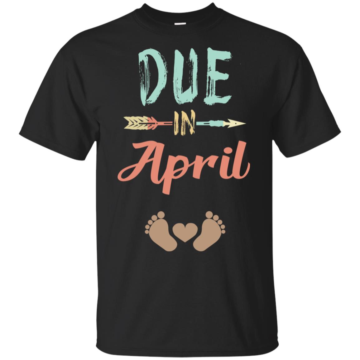 Due Date April Announcement Mommy Bump Pregnancy T-Shirts, Hoodie, Tank