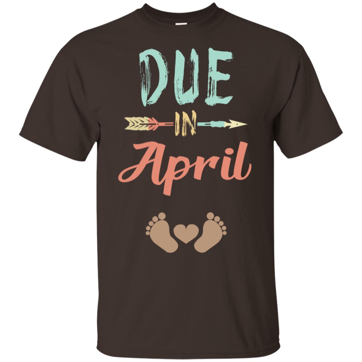 Due Date April Announcement Mommy Bump Pregnancy T-Shirts, Hoodie, Tank