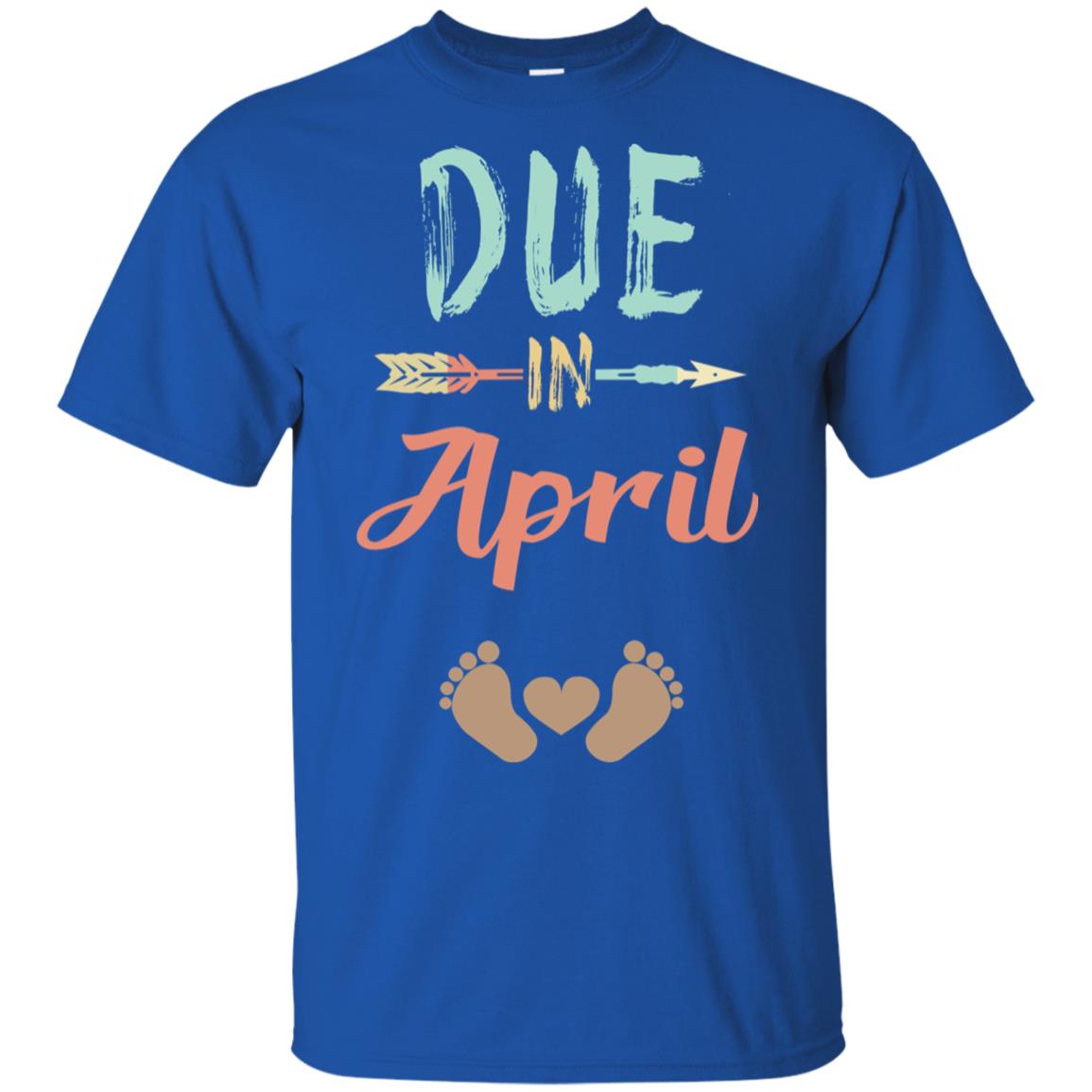 Due Date April Announcement Mommy Bump Pregnancy T-Shirts, Hoodie, Tank