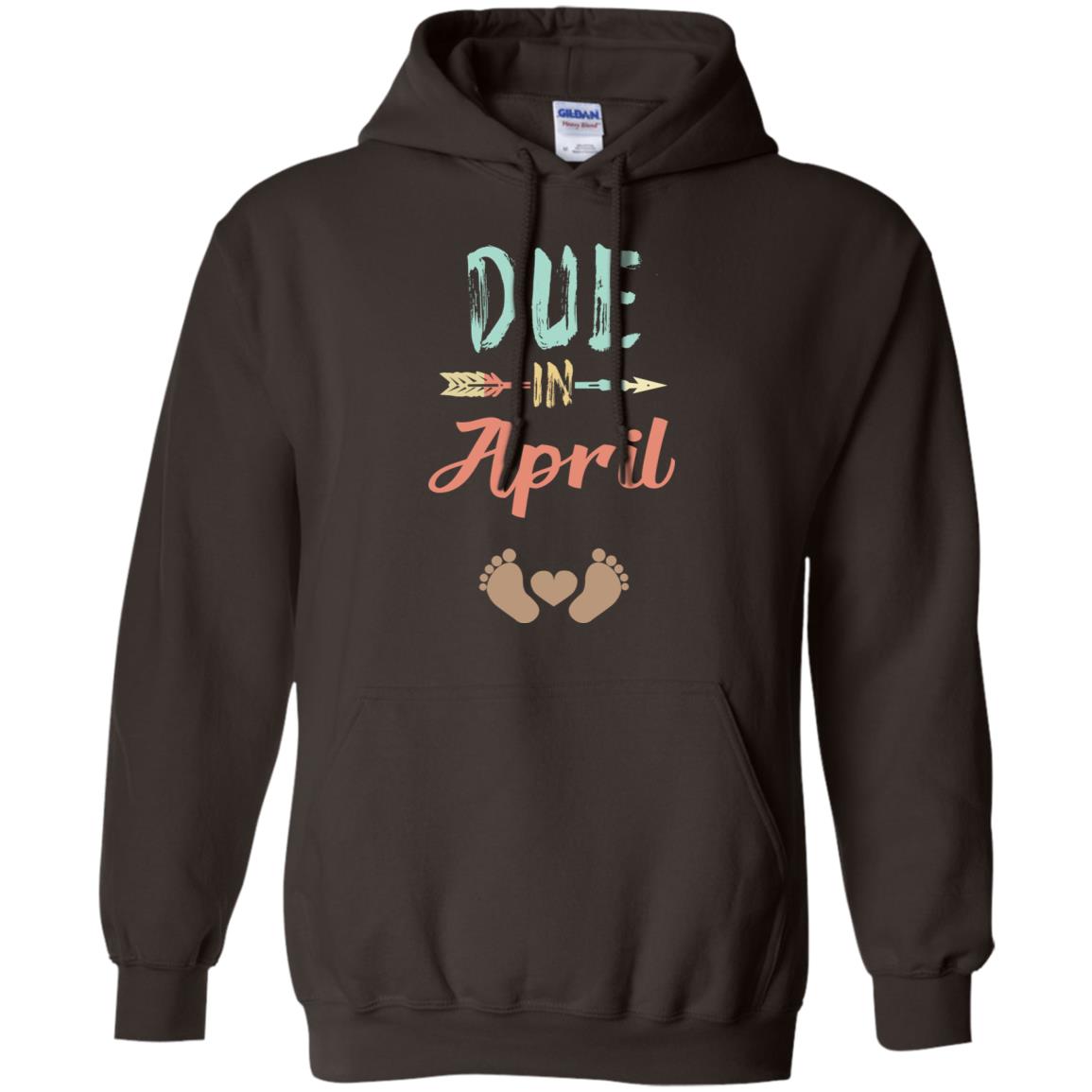 Due Date April Announcement Mommy Bump Pregnancy T-Shirts, Hoodie, Tank