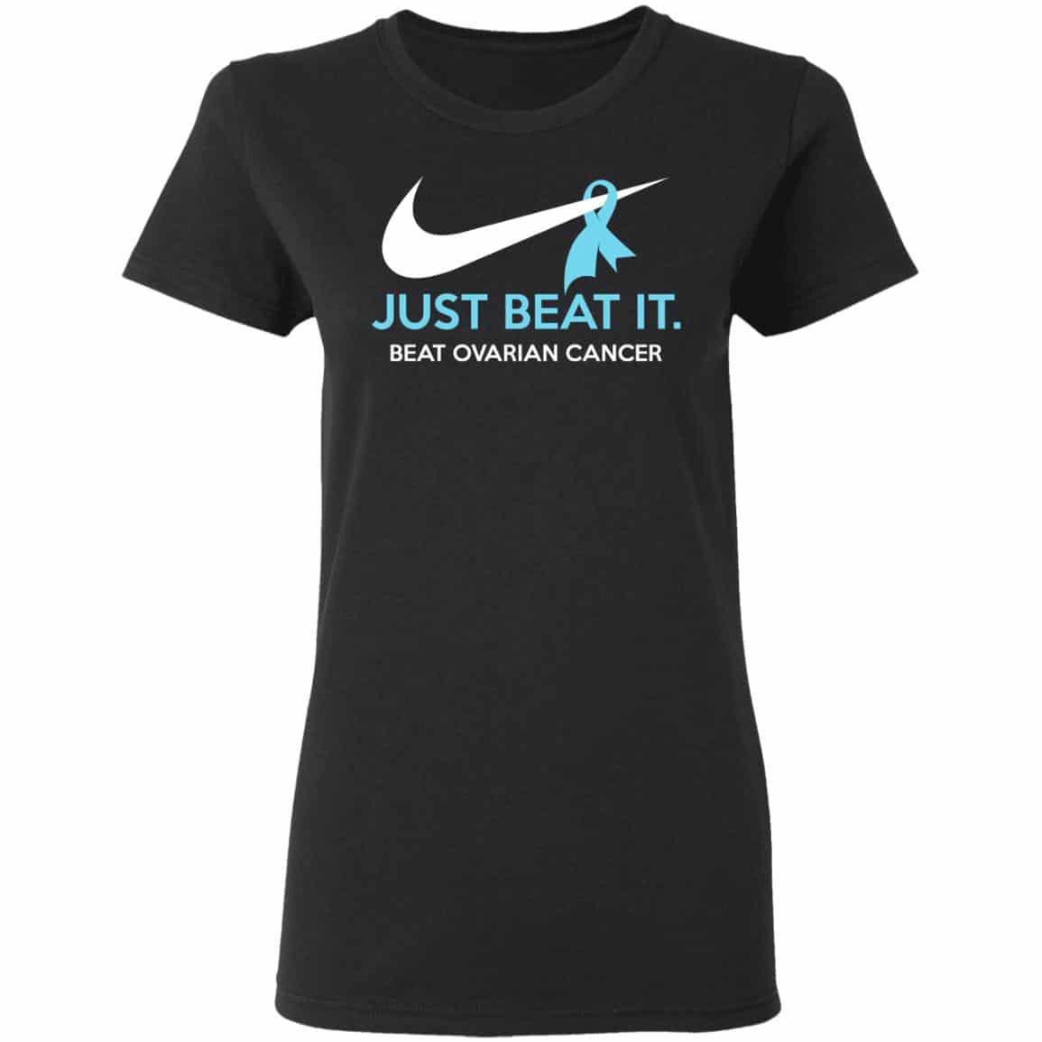 
	Just Beat It – Beat Ovarian Cancer Gift Shirt, Hoodie, Tank