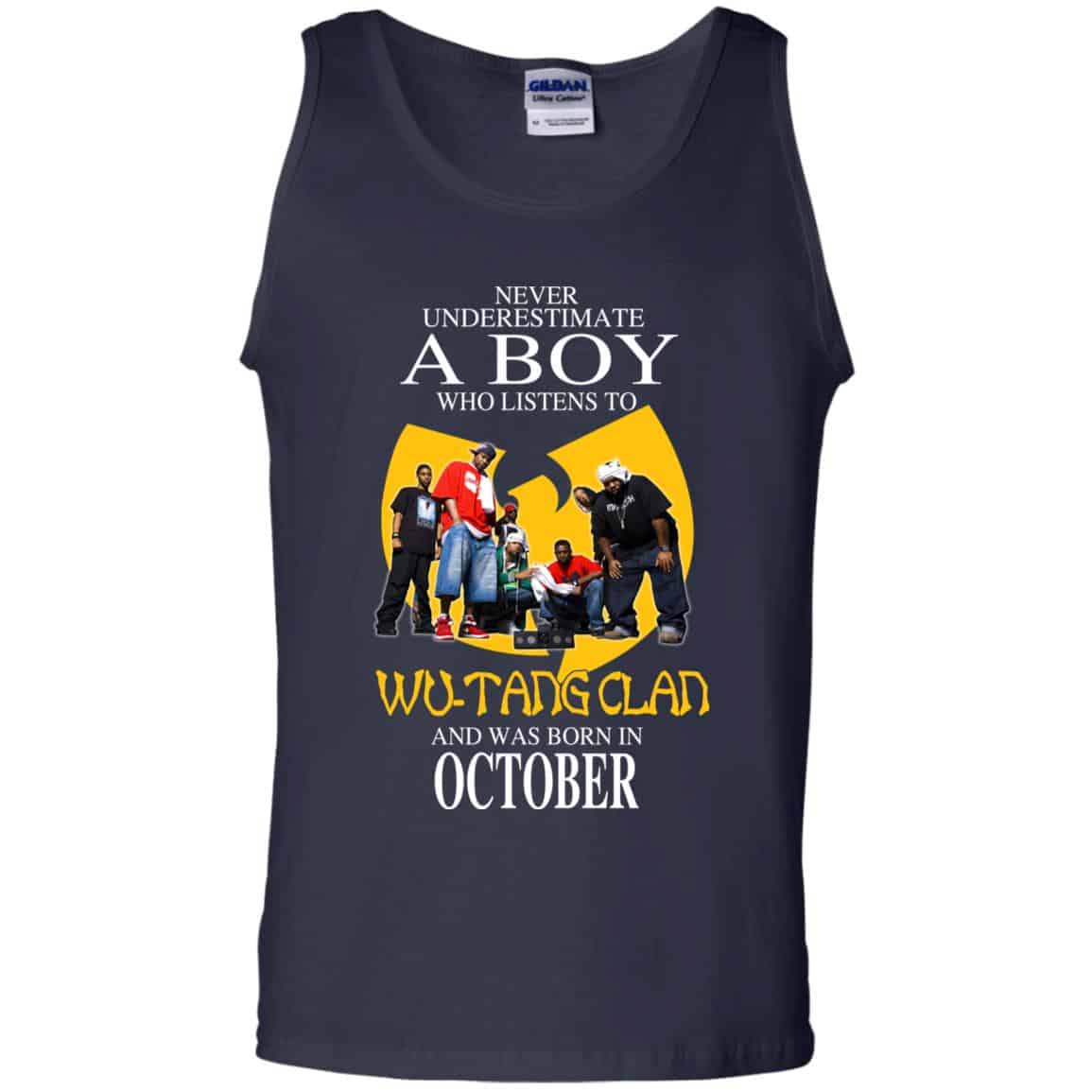 A Boy Who Listens To Wu-Tang Clan And Was Born In October T-Shirts, Hoodie, Tank