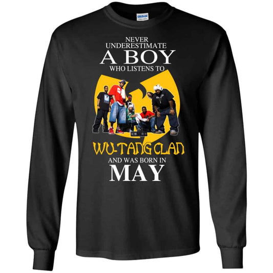 A Boy Who Listens To Wu-Tang Clan And Was Born In May T-Shirts, Hoodie, Tank