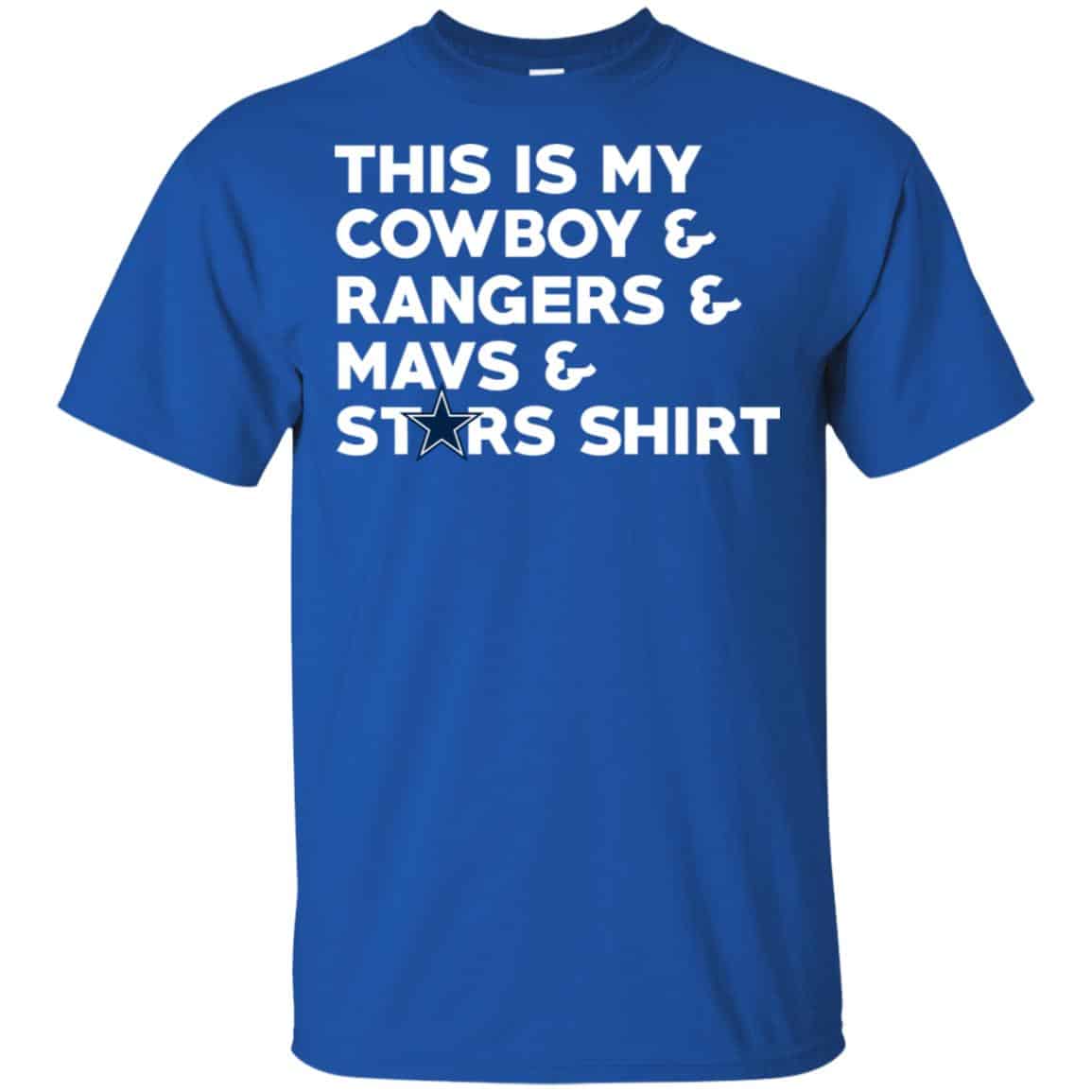 This Is My Cowboys & Rangers & Mavs & Stars Shirt Shirt, Hoodie, Tank