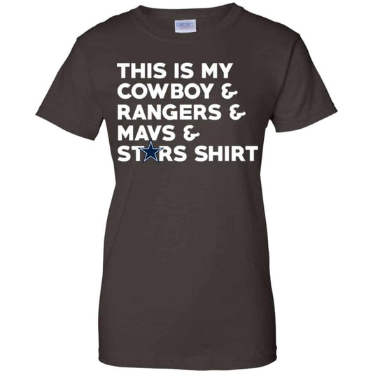 This Is My Cowboys & Rangers & Mavs & Stars Shirt Shirt, Hoodie, Tank