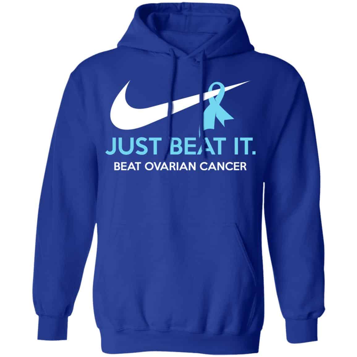 Just Beat It – Beat Ovarian Cancer Gift Shirt, Hoodie, Tank