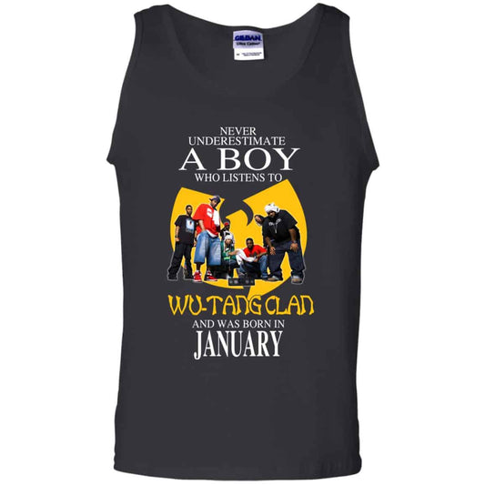 
	A Boy Who Listens To Wu-Tang Clan And Was Born In January T-Shirts, Hoodie, Tank