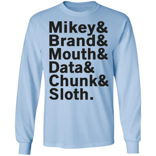 Mikey & Brand & Mouth & Data & Chunk & Sloth Shirt, Hoodie, Tank