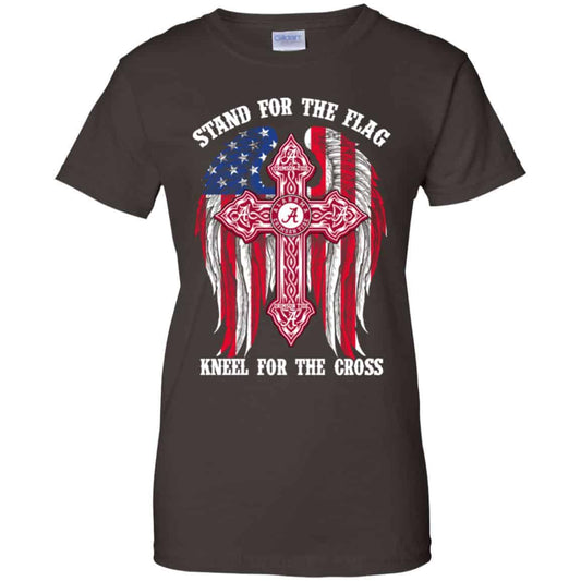 Alabama Crimson Tide: Stand For The Flag Kneel For The Cross Shirt, Hoodie, Tank