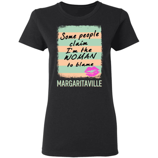 
	Margaritaville Some People Claim I’m The Woman To Blame Shirt, Hoodie, Tank