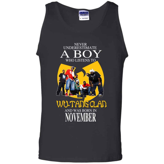 A Boy Who Listens To Wu-Tang Clan And Was Born In November T-Shirts, Hoodie, Tank