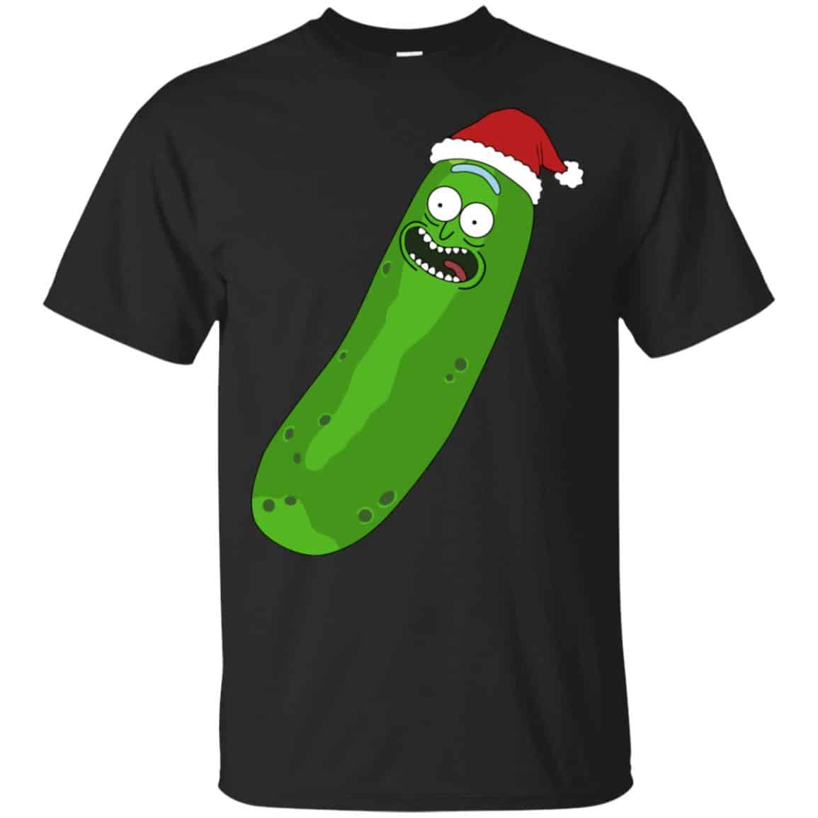 Rick And Morty: Pickle Rick Christmas Santa Hat T-Shirts, Hoodie, Sweater
