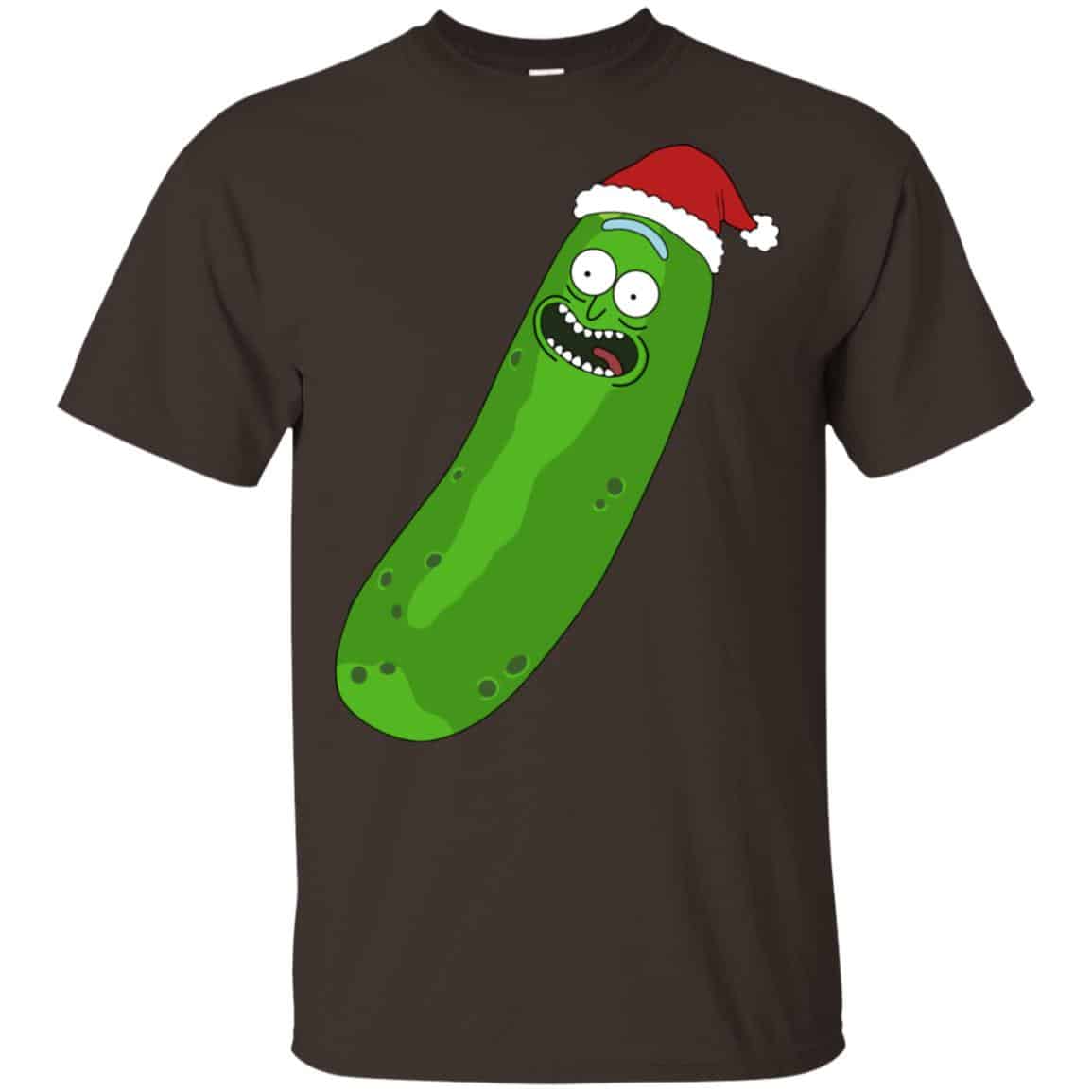 Rick And Morty: Pickle Rick Christmas Santa Hat T-Shirts, Hoodie, Sweater