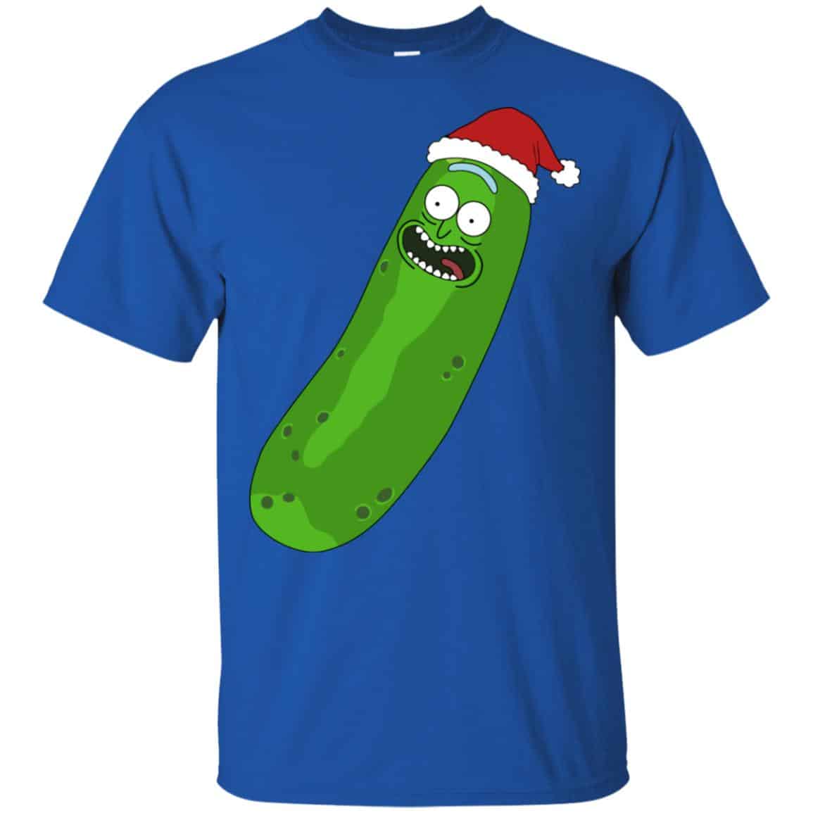 Rick And Morty: Pickle Rick Christmas Santa Hat T-Shirts, Hoodie, Sweater
