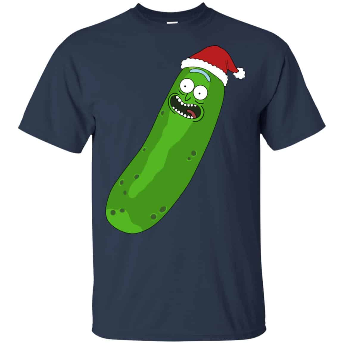 Rick And Morty: Pickle Rick Christmas Santa Hat T-Shirts, Hoodie, Sweater
