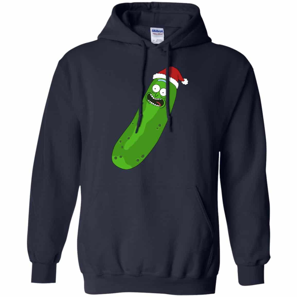 Rick And Morty: Pickle Rick Christmas Santa Hat T-Shirts, Hoodie, Sweater