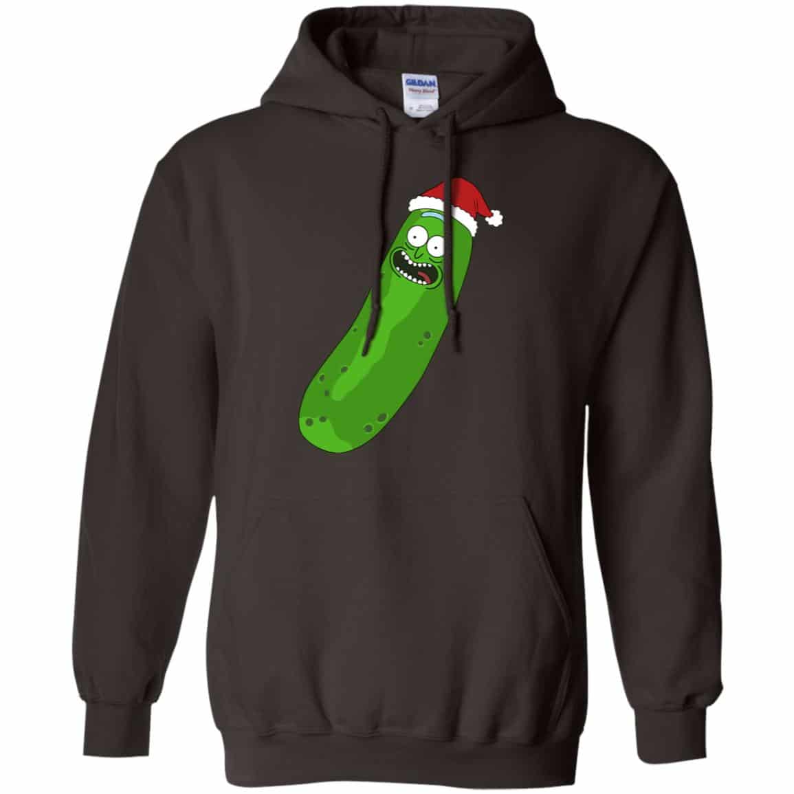 Rick And Morty: Pickle Rick Christmas Santa Hat T-Shirts, Hoodie, Sweater