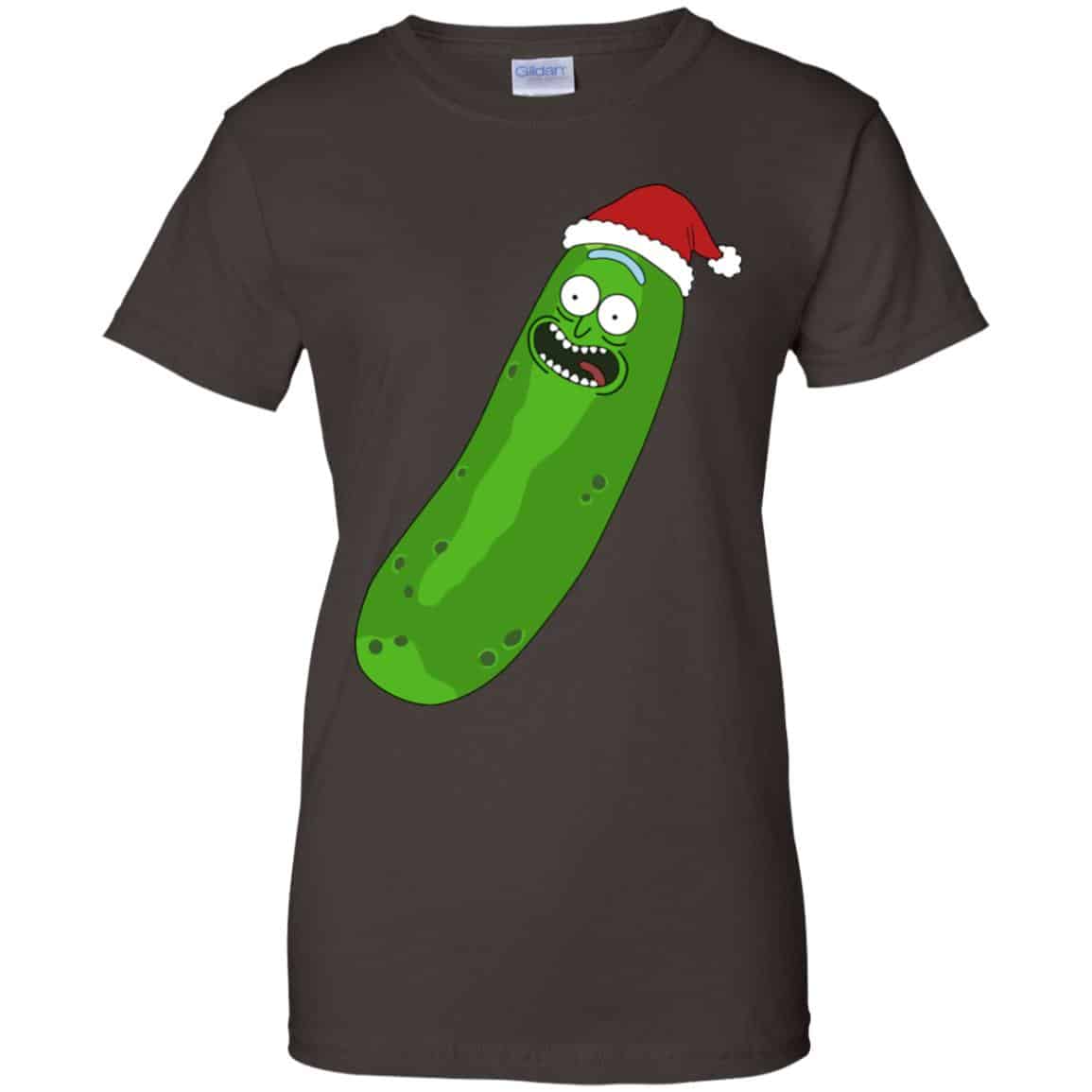 Rick And Morty: Pickle Rick Christmas Santa Hat T-Shirts, Hoodie, Sweater
