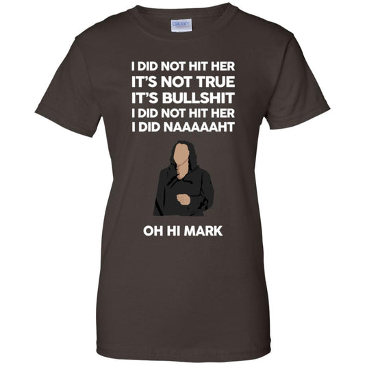 I Did Not Hit Her It’s Not True It’s Bullshit I Did Not Hit Her I Did Naaaaaht Oh Hi Mark T-Shirts, Hoodie, Tank