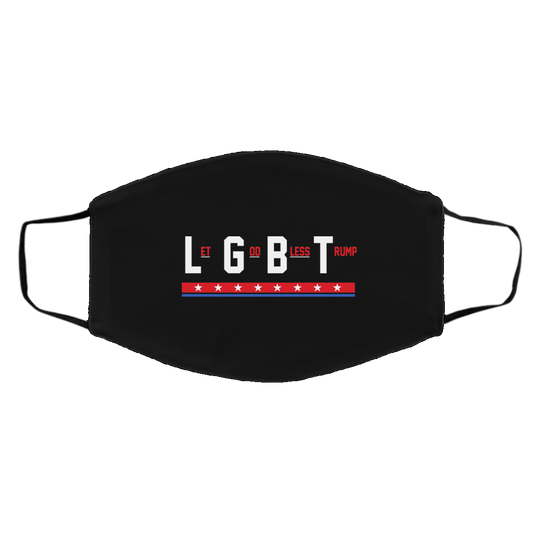 LGBT Let God Bless Trump Face Mask