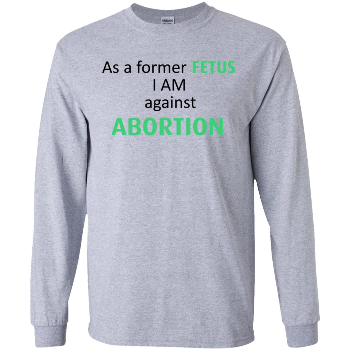 Anti Abortion: As A Former Fetus I Am Against Abortion T-Shirts, Hoodie, Tank