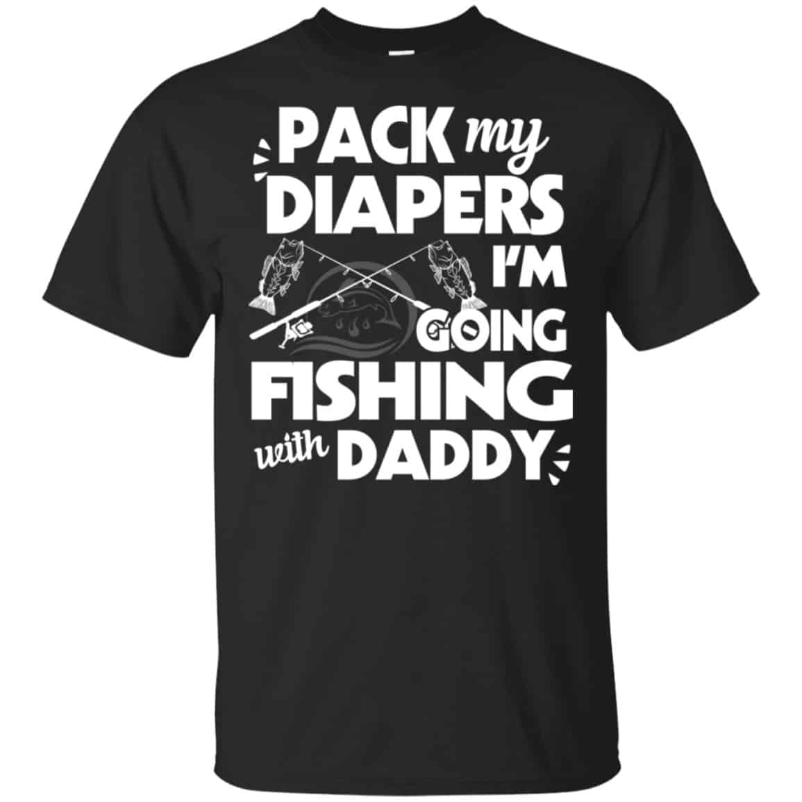 Pack My Diapers I’m Going Fishing With Grandpa Shirt, Hoodie, Tank