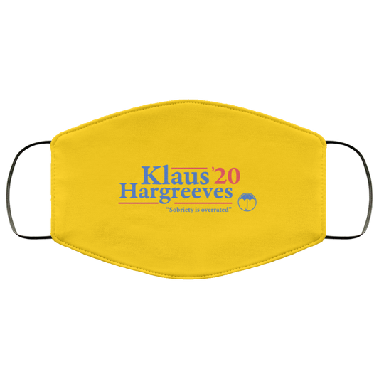 
	Klaus Hargreeves 2020 Sobriety Is Overrated Face Mask