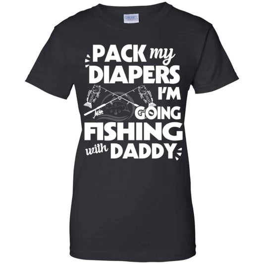 
	Pack My Diapers I’m Going Fishing With Grandpa Shirt, Hoodie, Tank