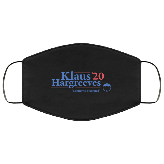 Klaus Hargreeves 2020 Sobriety Is Overrated Face Mask