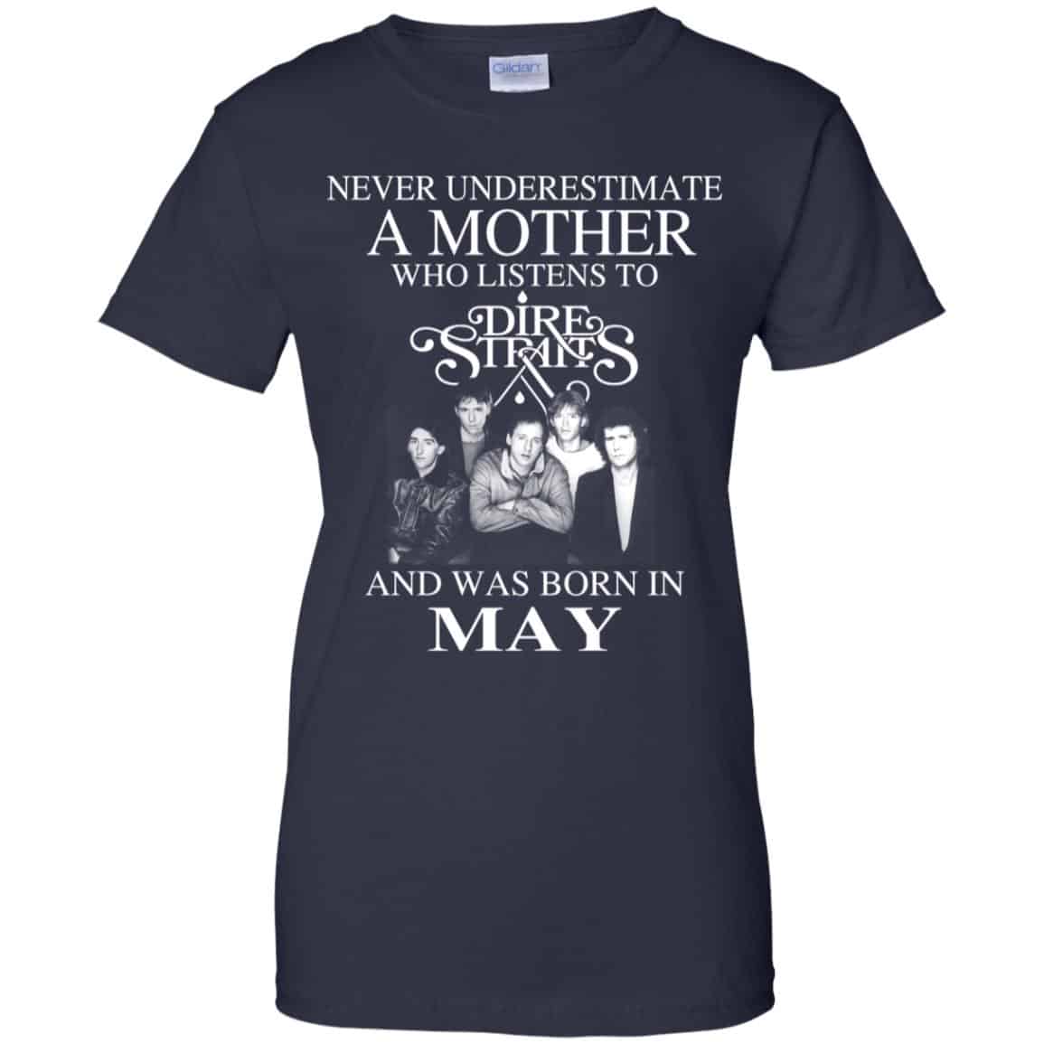 A Mother Who Listens To Dire Straits And Was Born In May T-Shirts, Hoodie, Tank