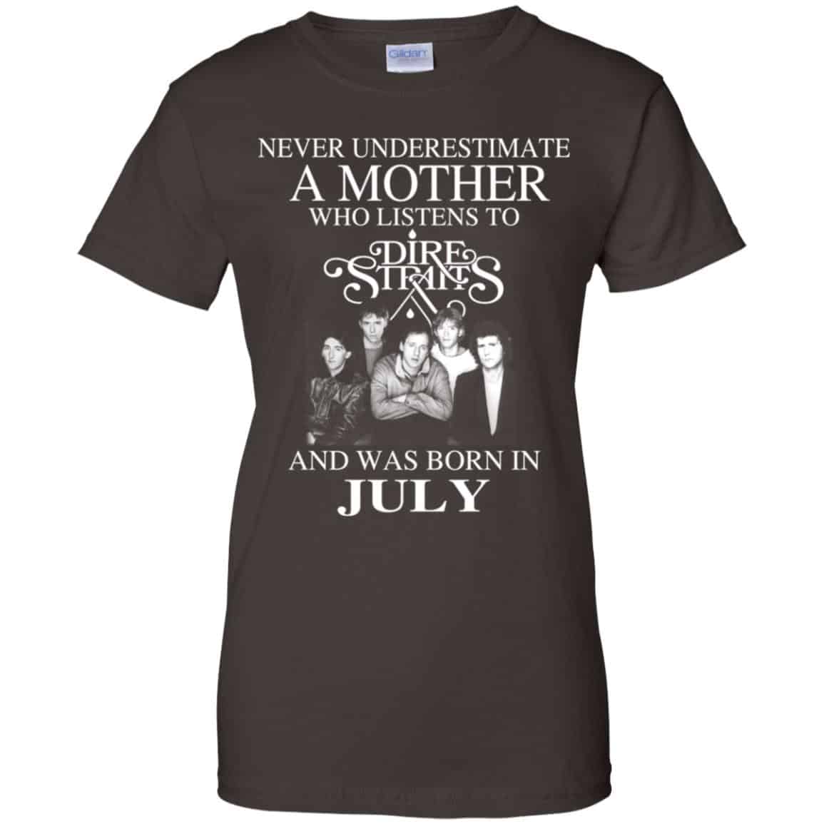 A Mother Who Listens To Dire Straits And Was Born In July T-Shirts, Hoodie, Tank