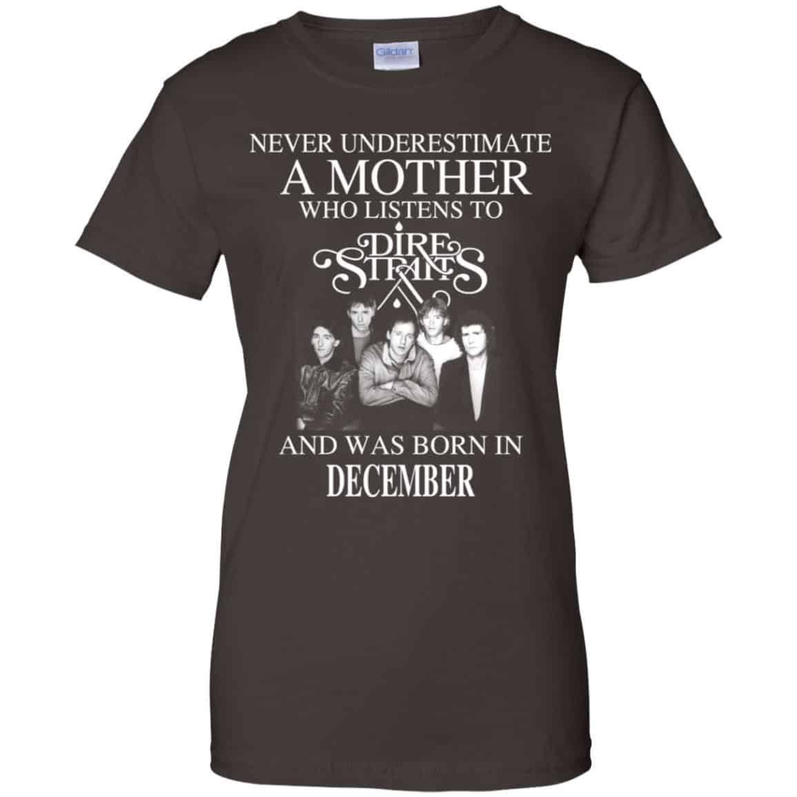 A Mother Who Listens To Dire Straits And Was Born In December T-Shirts, Hoodie, Tank